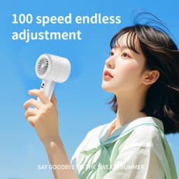 Mini Handheld Fan USB Fast Charging Portable Air Calculating Fan Mute Highspeed Fan for Travel Outdoor Activities