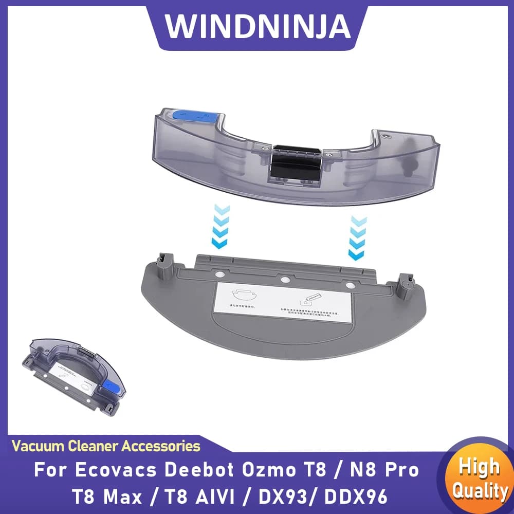 For Ecovacs Deebot Ozmo T8 T8 AIVI T8 Max DX93 DDX96 N8 Pro Vacuum Mop Board Plate Accessories Water Tank Mop Pad Holder Parts