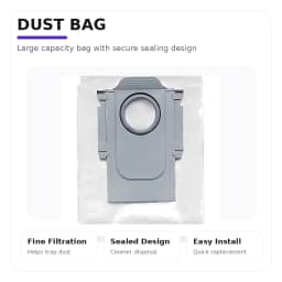 For Roborock S8 Maxv Ultra Vacuum Cleaner Accessories Mian Brush Side Brush Mop Pads Cloth Dust Bag Hepa Filter Spare Parts
