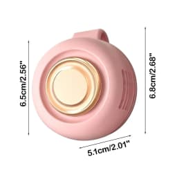 Portable Clip Fan Mini Handsfree Rechargeable Bladeless Electric Fan Clip Waist Fan Silent Strong Wind Leafless Fan For Outdoor