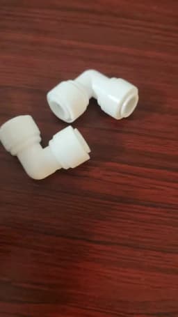 1/4 inch Tube to 1/4 inch Tube Push Fit Elbow Quick Connect for RO Water System Set Of 10