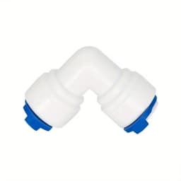 1/4 inch Tube to 1/4 inch Tube Push Fit Elbow Quick Connect for RO Water System Set Of 10