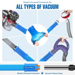 New Dryer Vent Cleaner Hose with Elastic Connector Compatible with Most Vacuum Cleaner, Quickly Lint Remover Cleaning Supplies