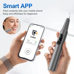 New Visual Ultrasonic Dental Scaler 500W 360°HD Camera Tooth Cleaner with LED Light Dental Stains Tartar Plaque Calculus Removal