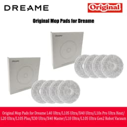 Original Mop Pads for Dreame L40 Ultra/L10S Ultra/X40 Ultra/L10s Pro Ultra Heat/L20 Ultra/L10S Plus/X30 Ultra/X40 Master(4-pack)