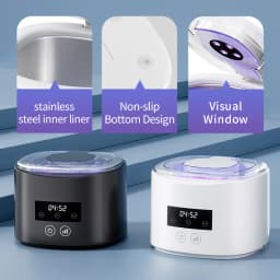 50KHZ Ultrasonic Braces Cleaning Machine USB Rechargeable Multi-Function Invisible Retainer Denture Machine
