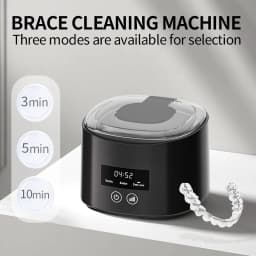 50KHZ Ultrasonic Braces Cleaning Machine USB Rechargeable Multi-Function Invisible Retainer Denture Machine