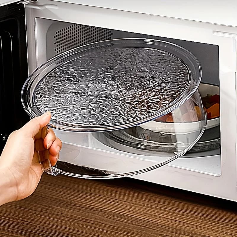 Multifunctional Microwave Splash Guard - Heat Resistant 200 ° C, 360 ° Splash-Proof, Stacking Design, Food Insulation Cover