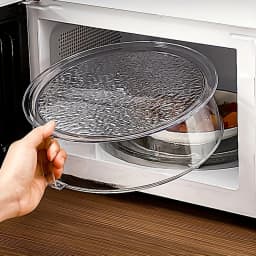 Multifunctional Microwave Splash Guard - Heat Resistant 200 ° C, 360 ° Splash-Proof, Stacking Design, Food Insulation Cover