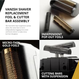 Accessories Replacement Shaver Head Foil And Cutter For wahl Vanish (Model : 8173-700) Electric Razor Parts