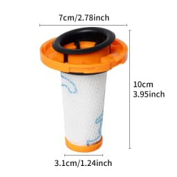 RH2099WO HEPA Filter For Rowenta X-Force Flex 9.60, X-Pert 7.60, X-Nano Vacuum Cleaner RH2037WO RH2039WO, ZR009010 ZR009012