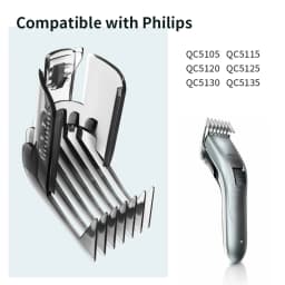 QC5115/15 Blade Head & Comb for Philips QC5115 QC5125 QC5130 QC5135 QC5105 QC5155 QC5120 Hair Trimmer, Cutter Barber Head