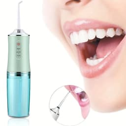 Electric Oral Irrigator Portable Water Flosser 220ML 3-Mode Tooth Pick Cleaner Waterpulse
