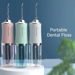 Electric Oral Irrigator Portable Water Flosser 220ML 3-Mode Tooth Pick Cleaner Waterpulse