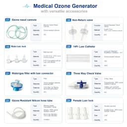Ozone Machine O3 Generator Full Kit with Accessories for Ozonoterapia