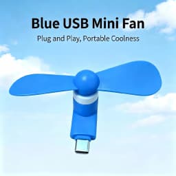 Portable Phone Fan with 6 Color Options