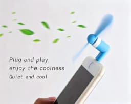 Portable Phone Fan with 6 Color Options