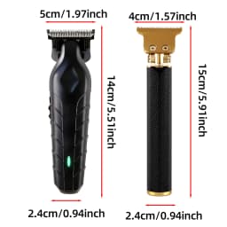 OMUONE 2 In 1 Barber Set For Men Hair Clipper Trimmer Electric Shaver Rechargeable Haircut Kit For Men Salon Home