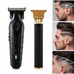 OMUONE 2 In 1 Barber Set For Men Hair Clipper Trimmer Electric Shaver Rechargeable Haircut Kit For Men Salon Home