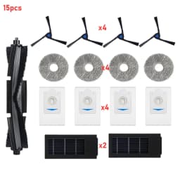 Home Robot Vacuum Spare Parts For Ecovacs X2 Omni X2 Pro DEX86 Main Roller Side Brush HEPA Filter Mop Cloth Dust Bag Parts