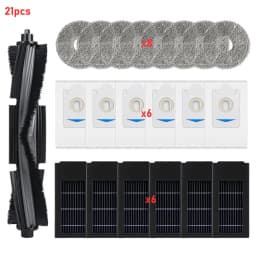 Home Robot Vacuum Spare Parts For Ecovacs X2 Omni X2 Pro DEX86 Main Roller Side Brush HEPA Filter Mop Cloth Dust Bag Parts