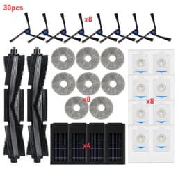 Home Robot Vacuum Spare Parts For Ecovacs X2 Omni X2 Pro DEX86 Main Roller Side Brush HEPA Filter Mop Cloth Dust Bag Parts