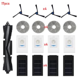 Home Robot Vacuum Spare Parts For Ecovacs X2 Omni X2 Pro DEX86 Main Roller Side Brush HEPA Filter Mop Cloth Dust Bag Parts