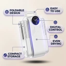 Smart Shoe Dryer Quickly Dries And Deodorizes Shoes, Disinfects Them. Adjustable Timer. Home Warm Shoe Dryer And Heater