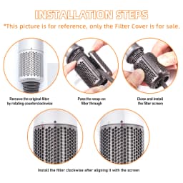 Replacement for Dyson Hair Dryer Outer Filter Cover HD01 HD03 HD08 HD15 Magnetic Suction Opening Dust Cover Buckle Accessories