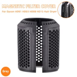Replacement for Dyson Hair Dryer Outer Filter Cover HD01 HD03 HD08 HD15 Magnetic Suction Opening Dust Cover Buckle Accessories