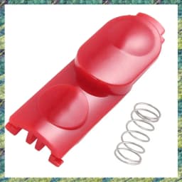 Nana 1Pcs Red Wand Button With Spring Head Clip Snap Button For Dyson V7 V8 V10 V11 V15 Vacuum Cleaner Switch Button With Spring