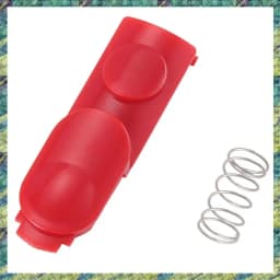 Nana 1Pcs Red Wand Button With Spring Head Clip Snap Button For Dyson V7 V8 V10 V11 V15 Vacuum Cleaner Switch Button With Spring