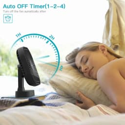 OPOLAR 5000mAh Table Mini Fan with Magnet Base Portable Personal Usb Small Fan Silent Wind