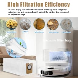 Dust Bag for Xiaomi Robot Vacuum X20 Plus X20 Max X20 Pro X10+ S10+ S20+ for Dreame L10s Ultra L20 Ultra L30 Ultra Accessories