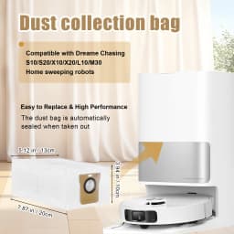 Dust Bag for Xiaomi Robot Vacuum X20 Plus X20 Max X20 Pro X10+ S10+ S20+ for Dreame L10s Ultra L20 Ultra L30 Ultra Accessories