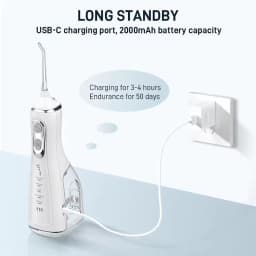 Oral Irrigator Dental Water Flosser For Teeth Portable Mouth Washing Machine Rechargeable Dental Water Jet For Dental Cleaning