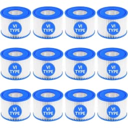 Hot Tub Filter VI, Spa Filter Cartridge for Bestway VI Lay-Z-Spa Intex, Coleman SaluSpa 90352E 58323 58323E, Hot Tub Spa Filters