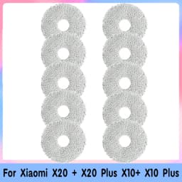 Mop Cloth For Xiaomi Robot Vacuum X20 +, X20 Plus X10+ X10 Plus Parts For Dreame Bot L10s Pro L10s Ultra S10, S10 Pro L20 Ult