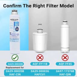 3 Pack DA29-00020B Refrigerator Water Filter Replacement HAF-CIN/EXP for Samsung French Fridge DA29-00020A 46-9101 RF4267HARS