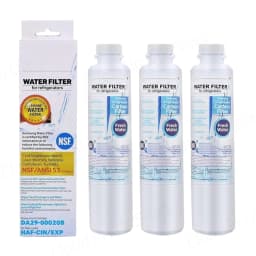 3 Pack DA29-00020B Refrigerator Water Filter Replacement HAF-CIN/EXP for Samsung French Fridge DA29-00020A 46-9101 RF4267HARS