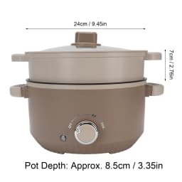 110V/220V 3L Multi Cookers Double Layer Electric Pot 1-2 People Household Non-stick Pan Hot Pot Rice Cooker Cooking Appliances
