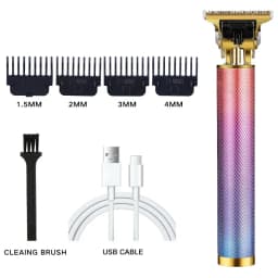 2025 New Vintage USB T9 Hair Cutting Machine/Accessories Men's Electric LCD Shaver Haircut Machine 0mm Barber Shaver