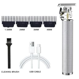 2025 New Vintage USB T9 Hair Cutting Machine/Accessories Men's Electric LCD Shaver Haircut Machine 0mm Barber Shaver