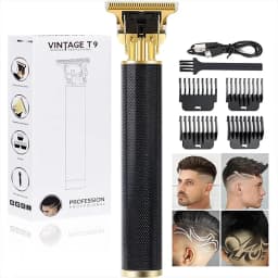 2025 New Vintage USB T9 Hair Cutting Machine/Accessories Men's Electric LCD Shaver Haircut Machine 0mm Barber Shaver