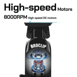 BRD 106 107 609 Professional Electric Hair Clipper Hair Trimmer DLC Blade with Base 7500RPM 8000RPM 7000RPM Barber Set BRDCLIP
