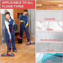 Mop Pad for Vileda 1-2 Spray, Microfibre Refill Pad Head for Vileda 1-2 Spray Mop/Ultramax/UltraMaT/UltraMax Max Plus/Easywring