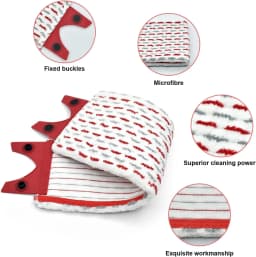 Mop Pad for Vileda 1-2 Spray, Microfibre Refill Pad Head for Vileda 1-2 Spray Mop/Ultramax/UltraMaT/UltraMax Max Plus/Easywring