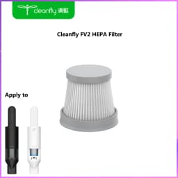 Original Cleanfly FV2 FV3 Filters COCLEAN Car Handheld Vacuum Filters Spare Part Pack Kits HEPA Filter Home Floor Cleaning Brush