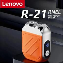 Lenovo Electric Razor IPX7 Waterproof Ultra-clean Mini Dual-head Magnetic Shaving Portable Digital Display Electric Beard Shaver