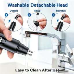Nose Hair Trimmer for Men Mini Nose Hair Clipper Electric Nose Hair Remover USB Rechargeable Portable Nose and Ear Hair Trimmer